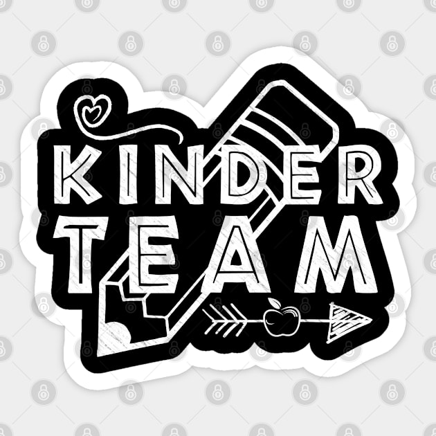 Kinder Team Kindergarten Teacher Back to School Sticker by mohazain